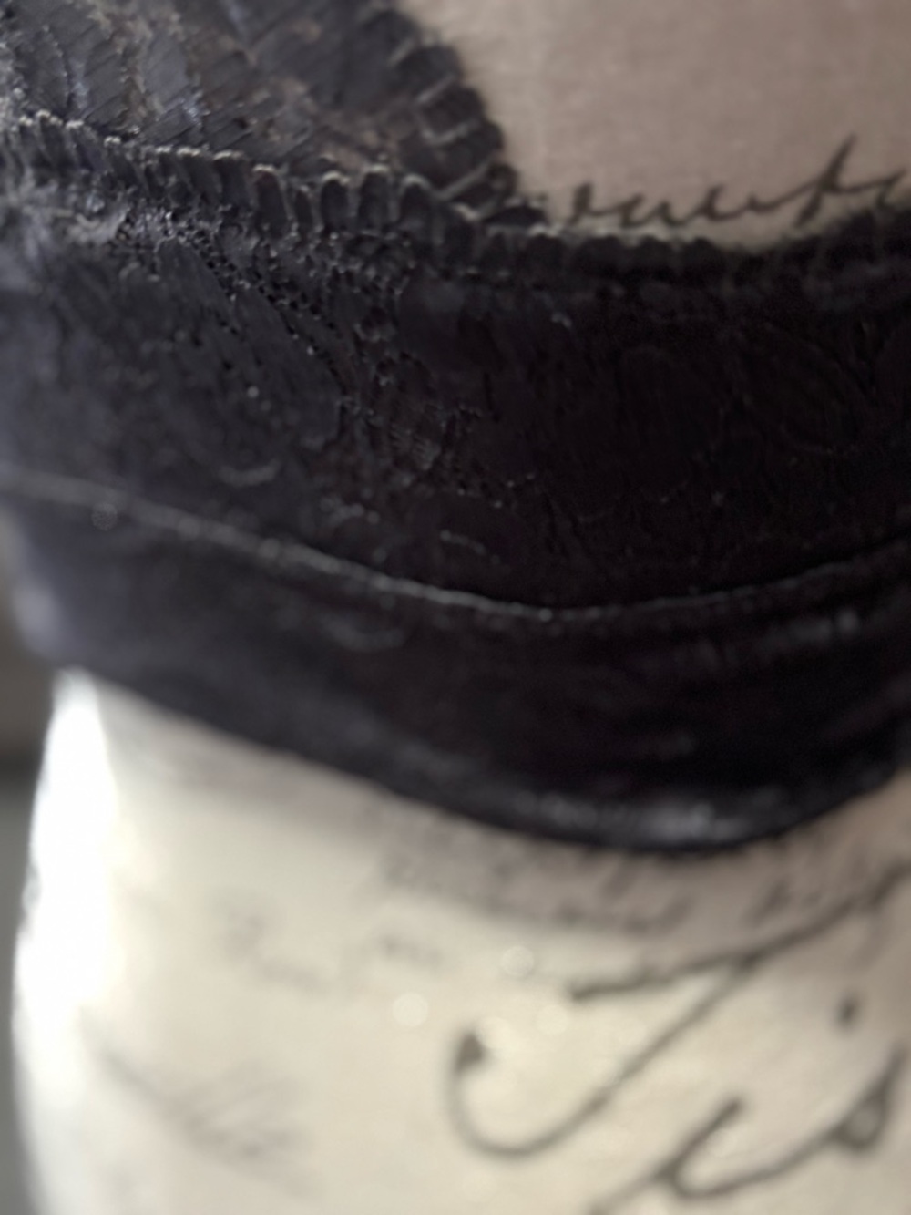 Zenana Outfitters Lace Bralette - Charcoal - Picture 4 of 5